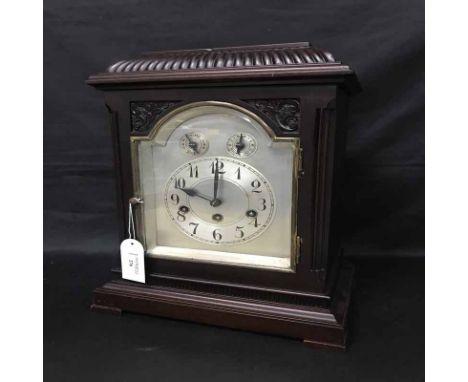 MAHOGANY BRACKET CLOCK