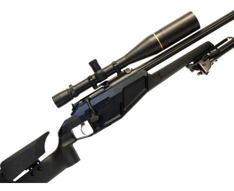 Blazer model R93 UIT .308 straight pull rifle, serial number 9/54233, 26inch fluted heavy profile barrel with muzzle break, f