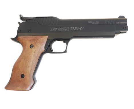 Sig Sauer ASP Super Target .177 air pistol, serial number 19M08017, with Sig branded hard case. No licence required to buy th
