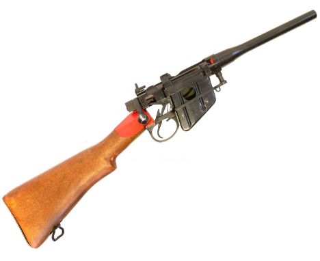 Deactivated Lee Enfield Skeleton action No.4 Armourer's display sectioned rifle, the receiver numbered SKN586, the wrist join