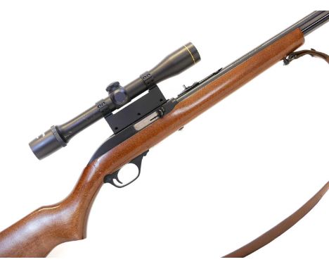 Marlin Model 60 semi auto .22lr rifle, serial number 13411201, 22inch 'microgroove' rifled barrel fitted with iron sights and