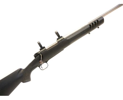 Winchester Model 70 22-250 bolt action rifle and moderator, serial number G3030083, with stainless steel Coyote Lite 19inch b