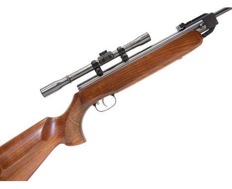 Weihrauch HW35 .177 air rifle, serial number 2387683, 16 inch break barrel, with iron sights, fitted with Parker Hale 3x Hunt