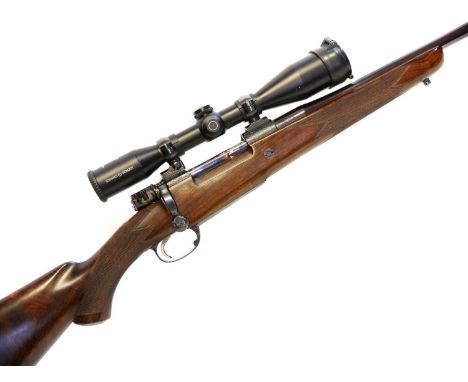 W.J. Jeffery and Co. .300 Holland and holland bolt action rifle, serial number 40300, 24inch barrel with sling loop and Londo