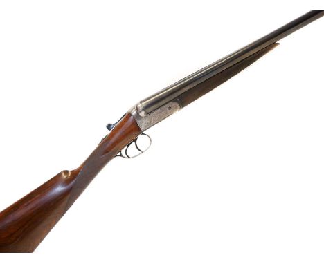 Cogswell and Harrison 12 bore side by side shotgun, serial number 45217, 26inch sleeved barrels with 2.5inch chambers, full a