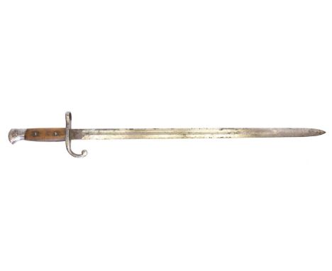 Rare Belgian Model 1889 Mauser long pattern sword bayonet for Gendarmerie or Fortress Artillery.THIS LOT CANNOT BE SENT THROU