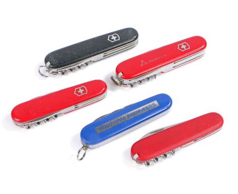 Selection of Swiss Army Knives (5)