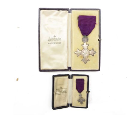 The Most Excellent Order of the British Empire, George V, M.B.E. breast badge, silver-gilt, hallmarked Garrard & Co Ltd, Lond