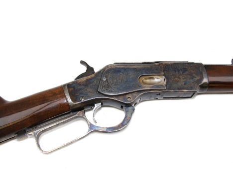 SECTION 1 FIREARMS CERTIFICATE REQUIRED - Sterling .357 lever action rifle, model 1873 with 61cm (24") octagonal barrel chase