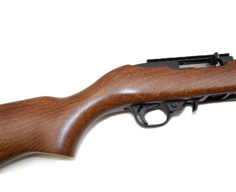SECTION 1 FIREARMS CERTIFICATE REQUIRED - Ruger model 10-22 .22lr semi auto rifle with 46cm (18") barrel with wood stock, ser