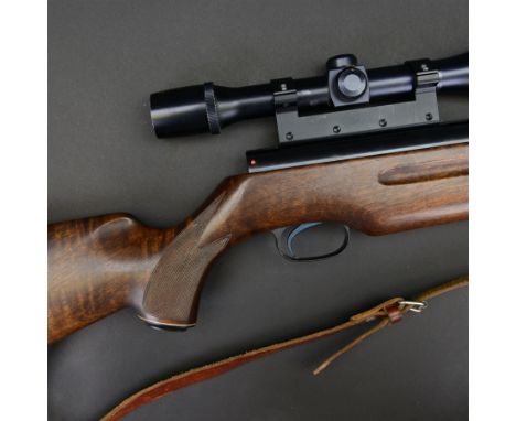 Weihrauch model HW35 air rifle Kal.5.5, with A.S.I De Luxe 4 x 32 scope, overall L121cm serial no. 989962