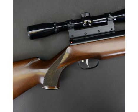  Weihrauch model HW85 air rifle, Kal.4.5, with Nikko Stirling Silver Crown 4 x 32 scope, overall L117cm, serial no. 1082555