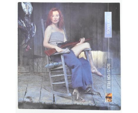Tori Amos - Boys For Pele - a double long play / LP vinyl record album pressed on clear vinyl on the Atlantic Records label (