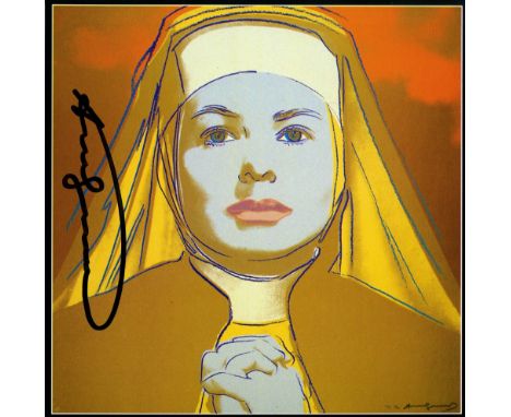 Artist: Andy Warhol (American, 1928 - 1987). Title: "Ingrid Bergman: The Nun (04)". Medium: Color offset lithograph. Date: Co
