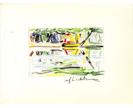 Artist: Roy Lichtenstein (American, 1923-1997). Title: "Reflections". Medium: Color offset lithograph. Date: Composed 1986. D