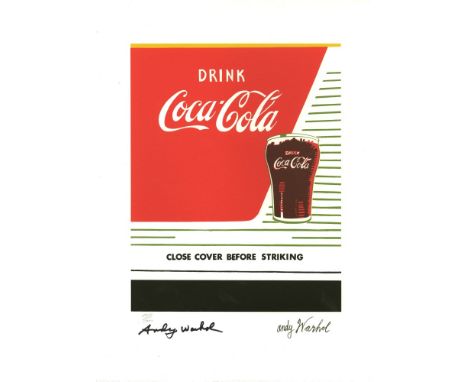 Artist: Andy Warhol [d'après] (American, 1928 - 1987). Title: "Coca-Cola". Medium: Color lithograph. Date: Printed c1986?. Di