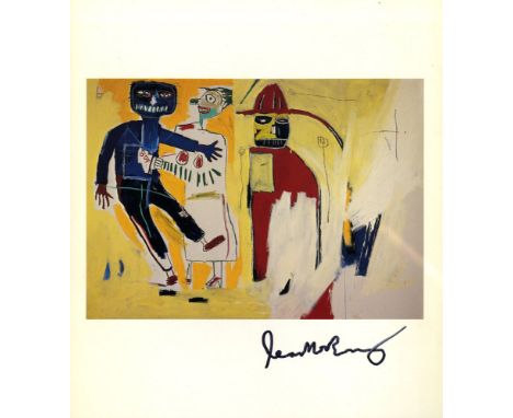 Artist: Jean-Michel Basquiat (American, 1960-1988). Title: "Bombero". Medium: Color offset lithograph. Date: Composed 1983. P