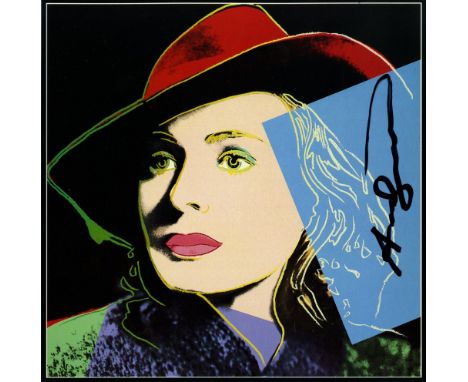 Artist: Andy Warhol (American, 1928 - 1987). Title: "Ingrid Bergman: With Hat (07)". Medium: Color offset lithograph. Date: C