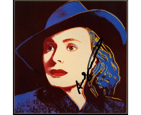 Artist: Andy Warhol (American, 1928 - 1987). Title: "Ingrid Bergman: With Hat (09)". Medium: Color offset lithograph. Date: C