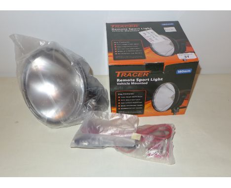 A new boxed Tracer 180mm remote sport light (vehicle mounted)