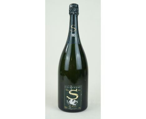 1 magnum bottle Champagne “S” Salon Blanc de Blancs Vintage 1985This magnum bottle is believed to be one of only a few remain