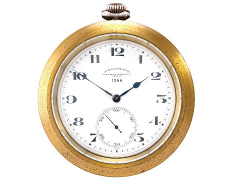 Vacheron &amp; Constantin: A Rare and Interesting Silver Open Faced Keyless Naval Deck Watch, Recorded in Service in the 1940