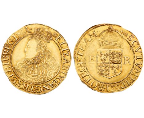 Elizabeth I &#40;1558-1603&#41;, gold Half-Pound of ten shillings. Struck in 22 carat crown gold, sixth issue &#40;1583-1600&