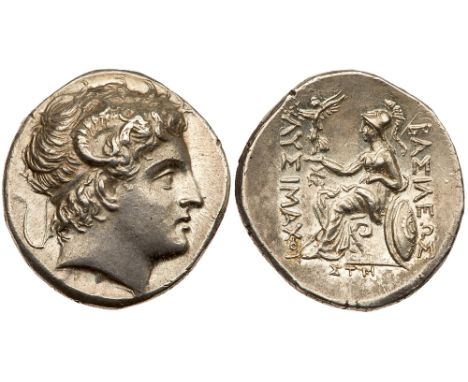 Thracian Kingdom. Lysimachos. Silver Tetradrachm &#40;17.01 g&#41;, as King, 306-281 BC. Uncertain mint, posthumous issue, mi