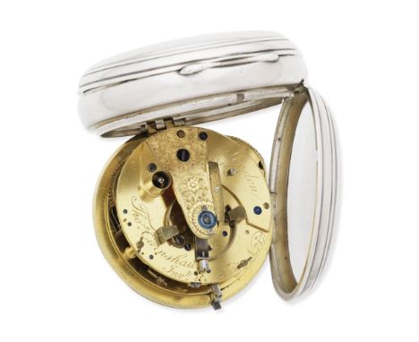 Thomas Earnshaw, London. A silver key wind open face chronometer pocket watchDate: London Hallmark for 1799Movement: Gilt ful