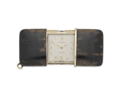 Movado. A silver gilt manual wind purse watch with maki-e decorationModel: ErmetoDate: London Import mark for 1929Movement: J