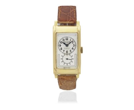 Rolex. An 18K gold manual wind rectangular wristwatch retailed by WM Arthur, PaisleyModel: PrinceReference: 1862Date: Circa 1