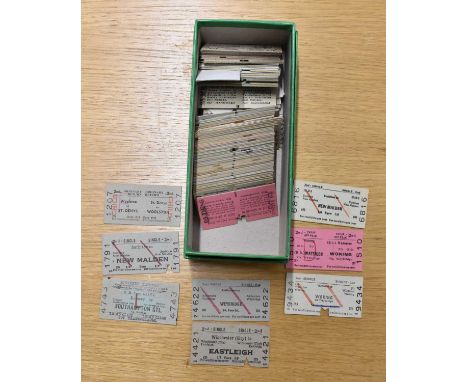 RAILWAY TICKETS; approximately one hundred and thirty-three assorted tickets including LMS&amp;R and LNER.