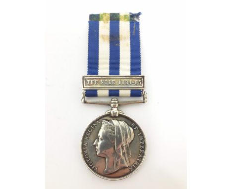 Egypt &amp; Sudan 1882-1889, awarded to private A Williams 1st Royal Sussex Regiment, '1242 P. A. WILLIAMS. 1/RL SUSS. R.', w