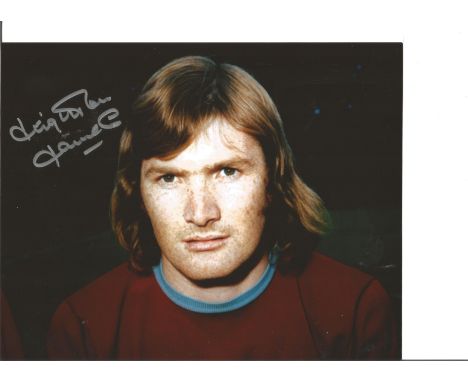 Leighton James 10x8 Signed Colour Photo Pictured During His Playing Days With Burnley. Good Condition. All autographs are gen