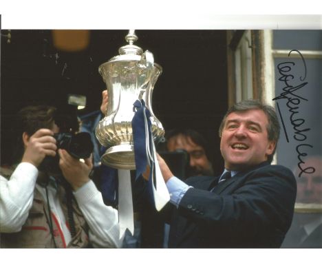 Terry Venables Tottenham Signed 12 x 8 inch football photo. Good Condition. All autographs are genuine hand signed and come w