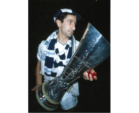 Ossie Ardiles Tottenham Signed 16 x 12 inch football photo. Good Condition. All autographs are genuine hand signed and come w