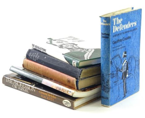 Various military history books, to include Hackett (General, Sir John), The Profession of Arms, Turner (F.S.), A Portrait of 