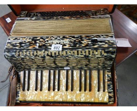A Meridian piano accordion,&nbsp;&nbsp;(Collect only).