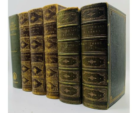 Collection of books on surgery, comprising: The Science and Art of Surgery, by John Eric Erichsen, seventh edition in two vol