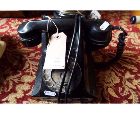 A vintage dial telephone