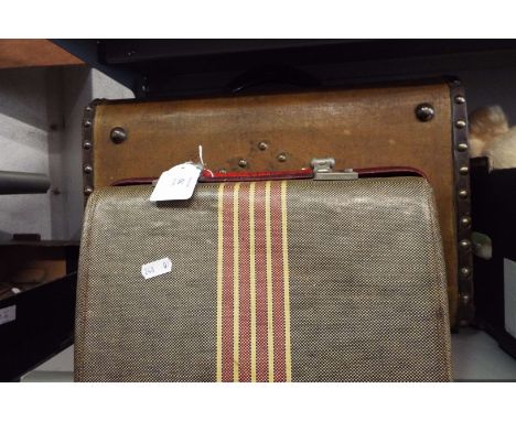 Two vintage suitcases