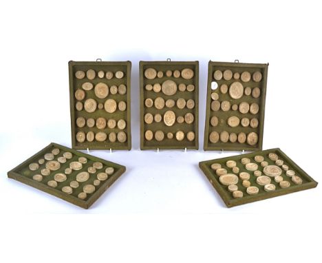 A large selection of 19th &amp; 20th Century master pottery moulds, possibly Doulton, to be used in the industrial ceramic pr