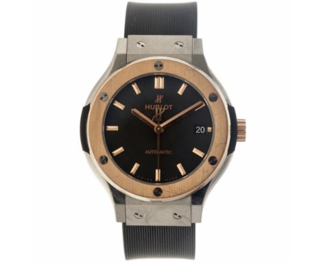 No Reserve - Hublot Classic Fusion 'Titanium King Gold' 565.N0.1181.RX - Men's watch  Case: titanium/gold - strap: rubber - a