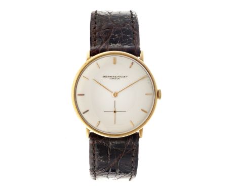 No Reserve - Audemars Piguet Dress Watch - Men's watch. Case: yellow gold (18K.) - strap: leather - manual winding - conditio