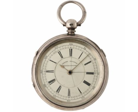 No Reserve - Centre Seconds Fusee 925/1000 Heren zakhorloge - Chester ca. 1891. Case: silver (925/1000) - manual winding - co