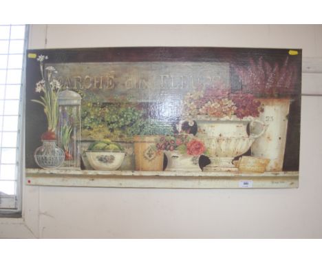 A print of canvas 