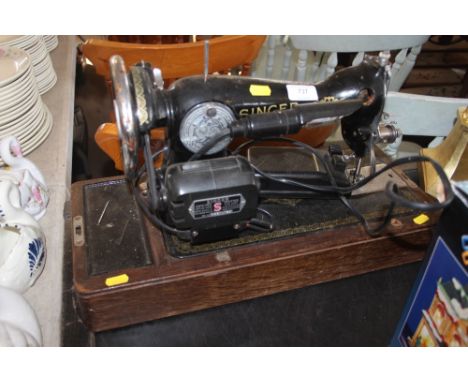 A Singer sewing machine - sold as collector's item 