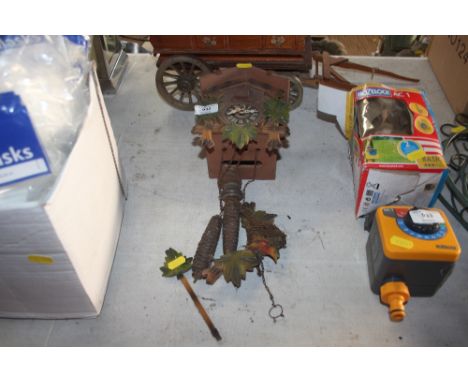 A Black Forest style cuckoo clock