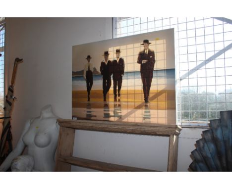 A print on canvas