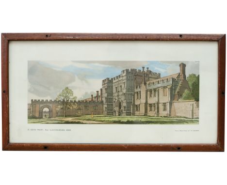 Carriage Print ST.OSYTH PRIORY, Near CLACTON-ON-SEA, ESSEX by F.W. BALDWIN. View of the priory and grounds, from the LNER Pos